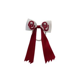 USA Licensed Bows OU Bowtie Streamer Pony (closeout)