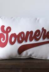 Little Birdie University of Oklahoma Groovy Sooners Pillow