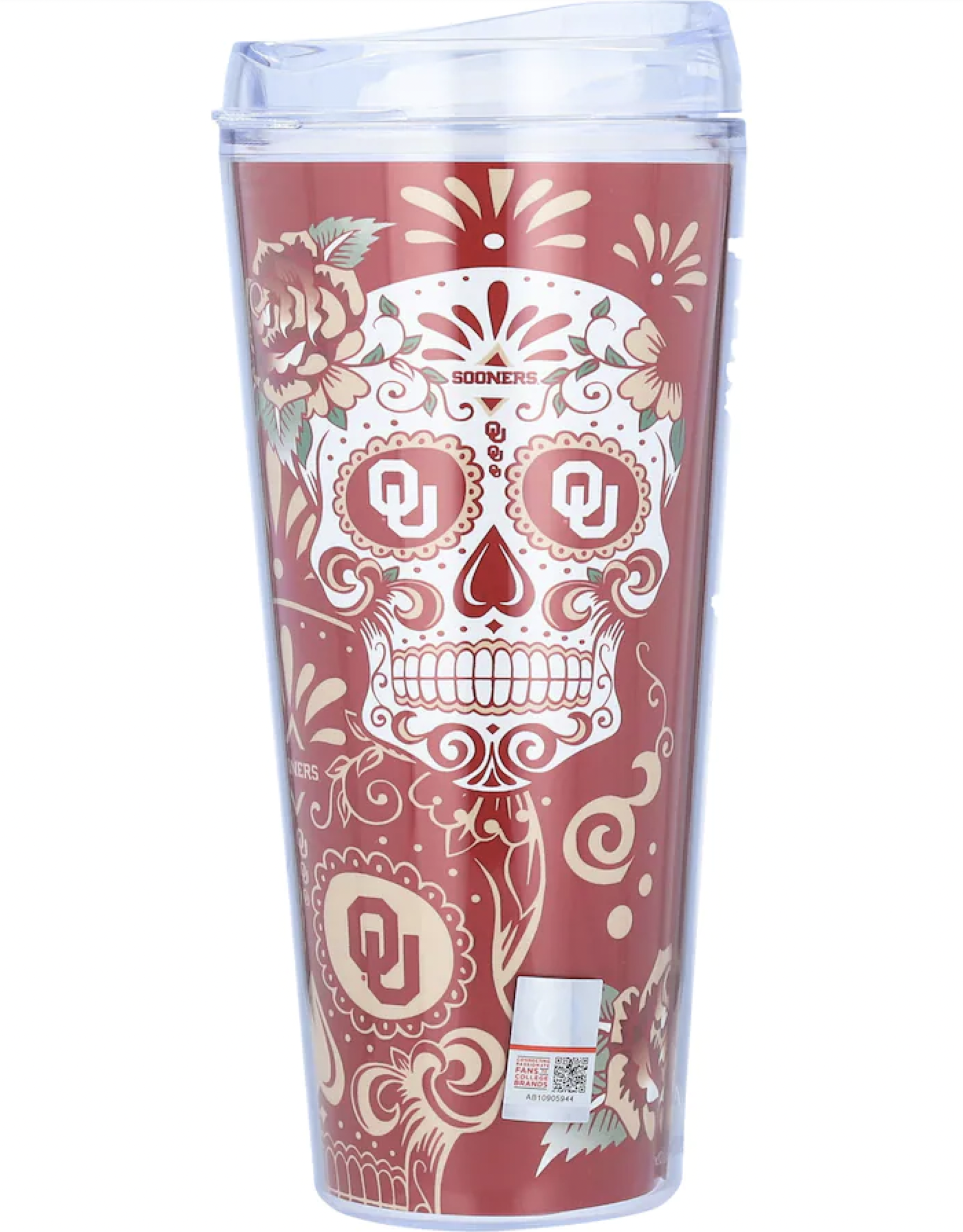 Indigo Falls OU Dia De Los Muertos Tritan 22oz Tumbler w/ Lid