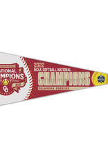 WinCraft 2022 OU Softball National Champions Collectors Pennant