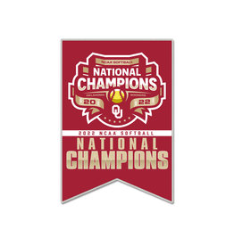 WinCraft 2022 OU Softball National Champions Collectors Pin