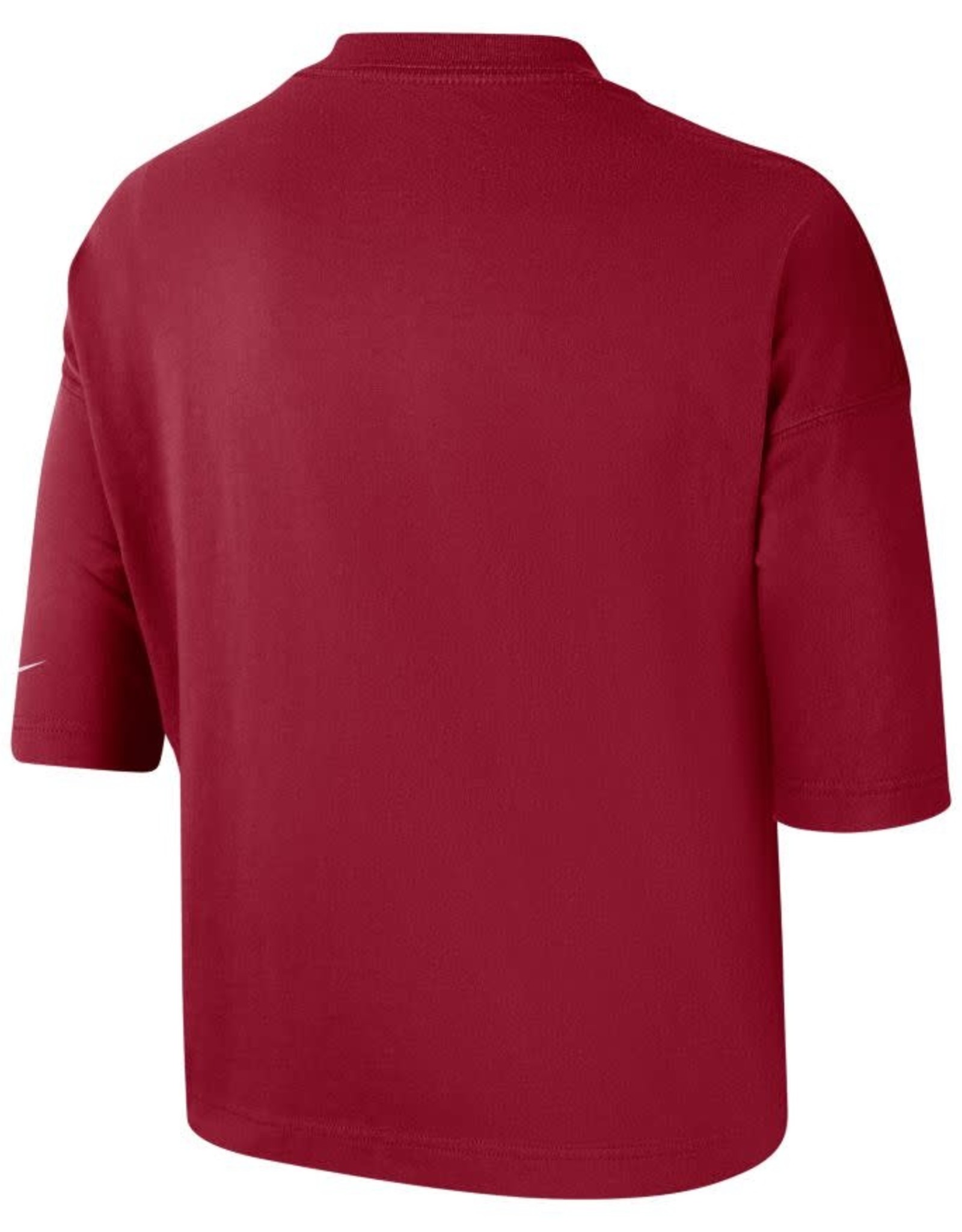 Nike Women's Nike OU Oklahoma Crimson Short-sleeve Crop Tee