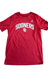 Jordan Toddler Jordan Crimson Pattern Sooners Arched Legend Tee