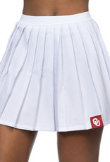 ZooZatz Women's ZooZatz White Pleated OU Skirt