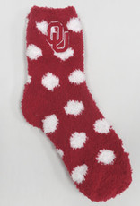 ZooZatz Women's ZooZatz Polka Dot Fuzzy Socks