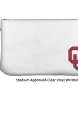 Logo OU Clear Wristlet