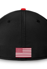 Top of the World TOW Black OHT OU Crimson/Black Camo Bill OneFit Hat