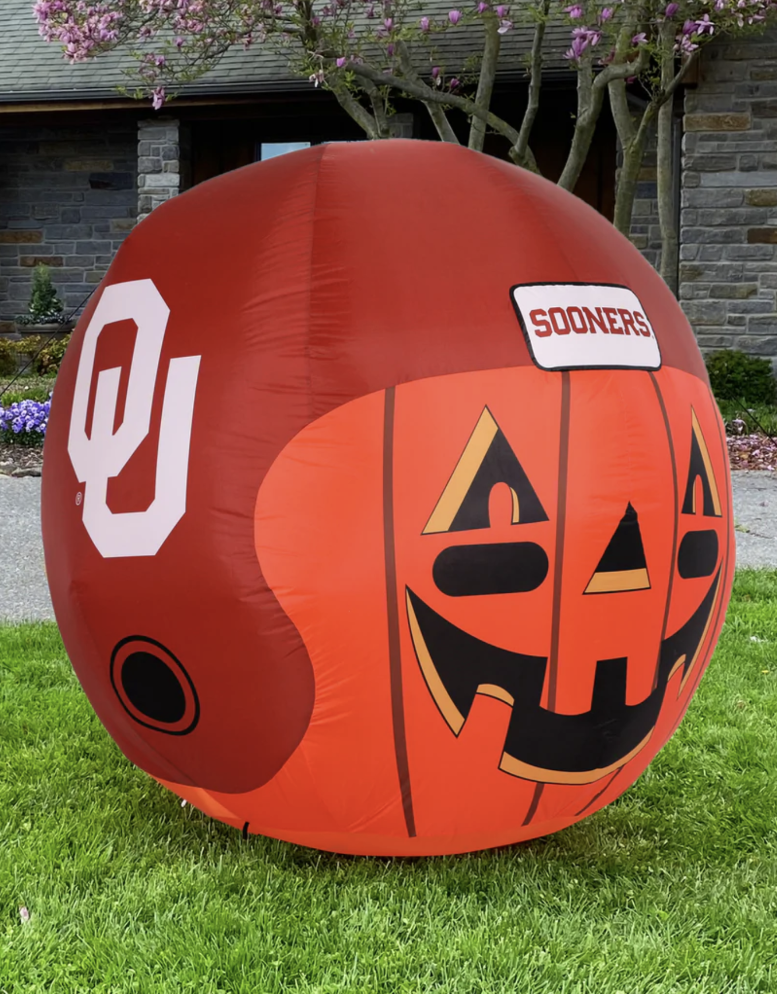 Sporticulture 4-ft Pre-Lit Dallas Cowboys Jack-o-lantern