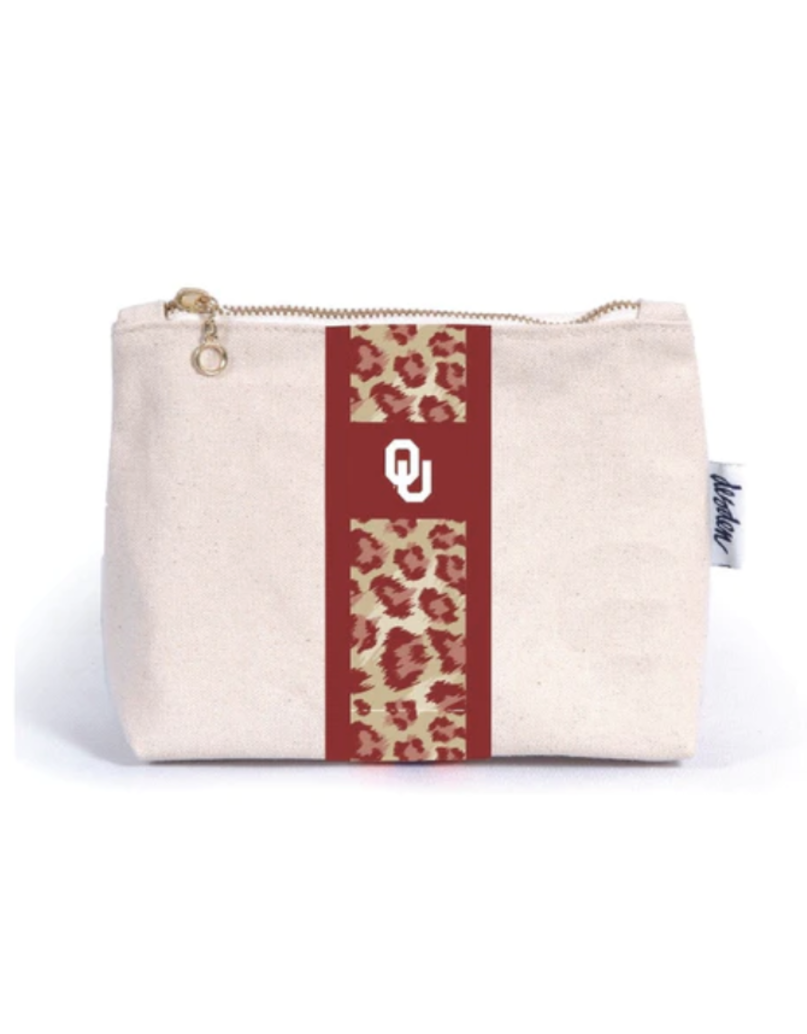 Desden OU Becca Canvas Leopard Print Pouch