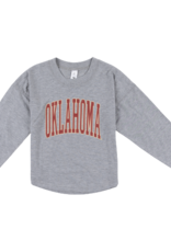 ZooZatz Youth Oklahoma Gray Tee L/S