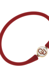 Canvas OU Bali Silicone Bracelet Crimson
