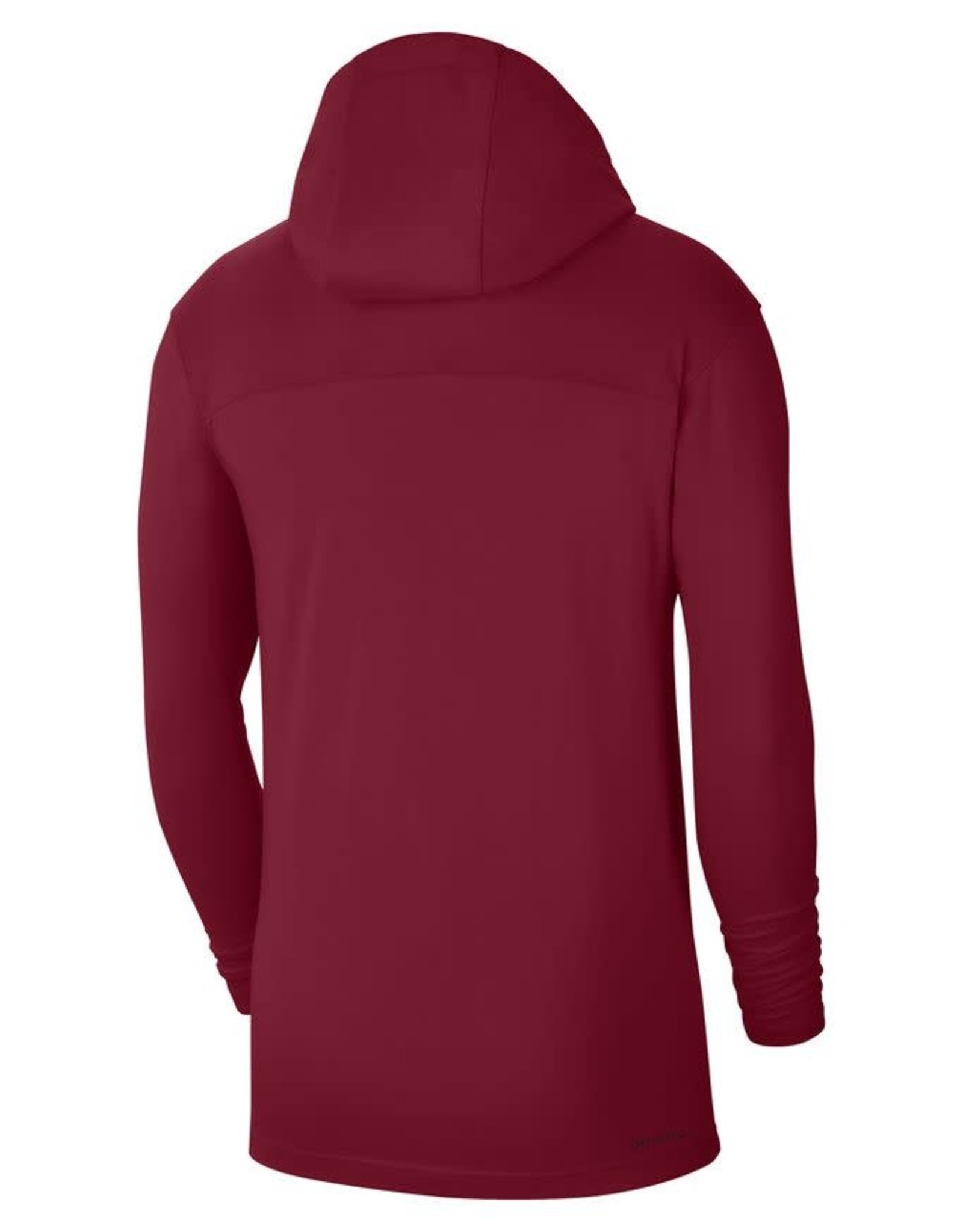 Nike Men's Nike Crimson w/ Anthracite OU DriFit Long-sleeve Hoodie Top