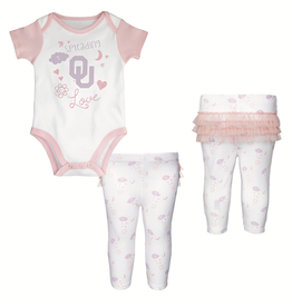 Outerstuff Infant OU Spreading the Love Tutu Legging Set