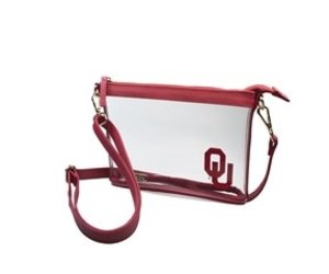 CAPRI DESIGNS UNIVERSITY OF SOUTH CAROLINA CLEAR SMALL CROSSBODY BAG