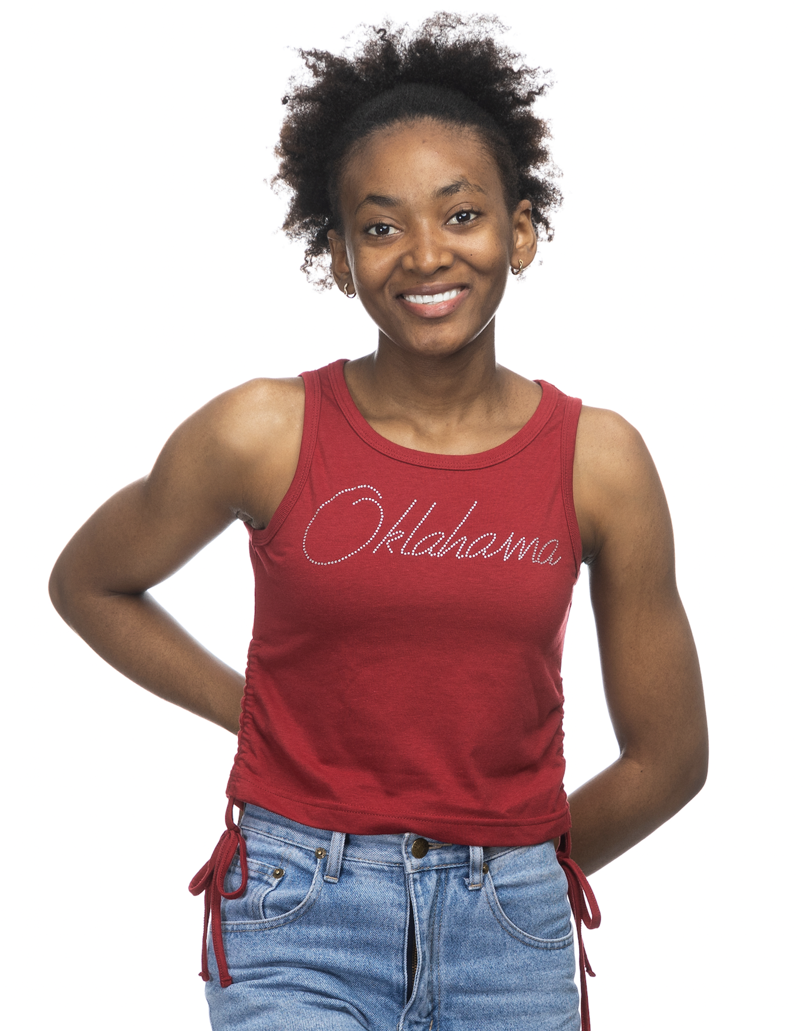 Oklahoma Rhinestones Tank Top | Bedazzled Tank - Balfour of Norman