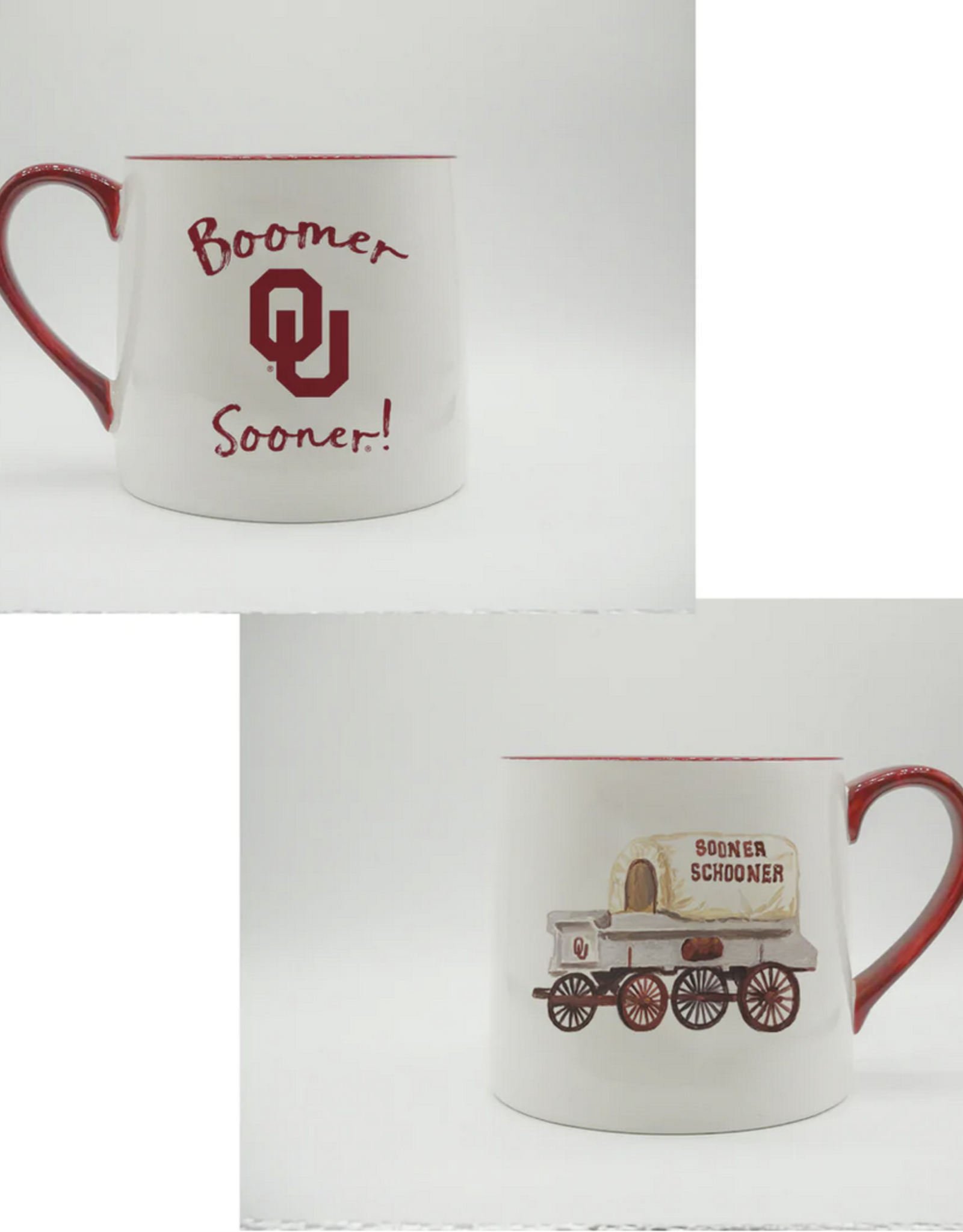 Valiant Gifts Oklahoma Mascot & Boomer Sooner 16oz Ceramic Mug