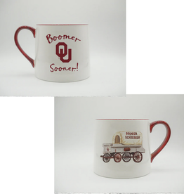 Valiant Gifts Oklahoma Mascot & Boomer Sooner 16oz Ceramic Mug