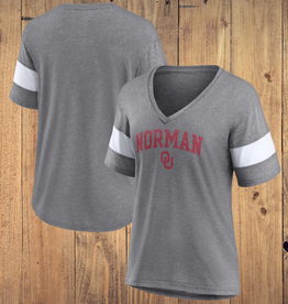 Fanatics Womens Norman OU V-Neck Tee