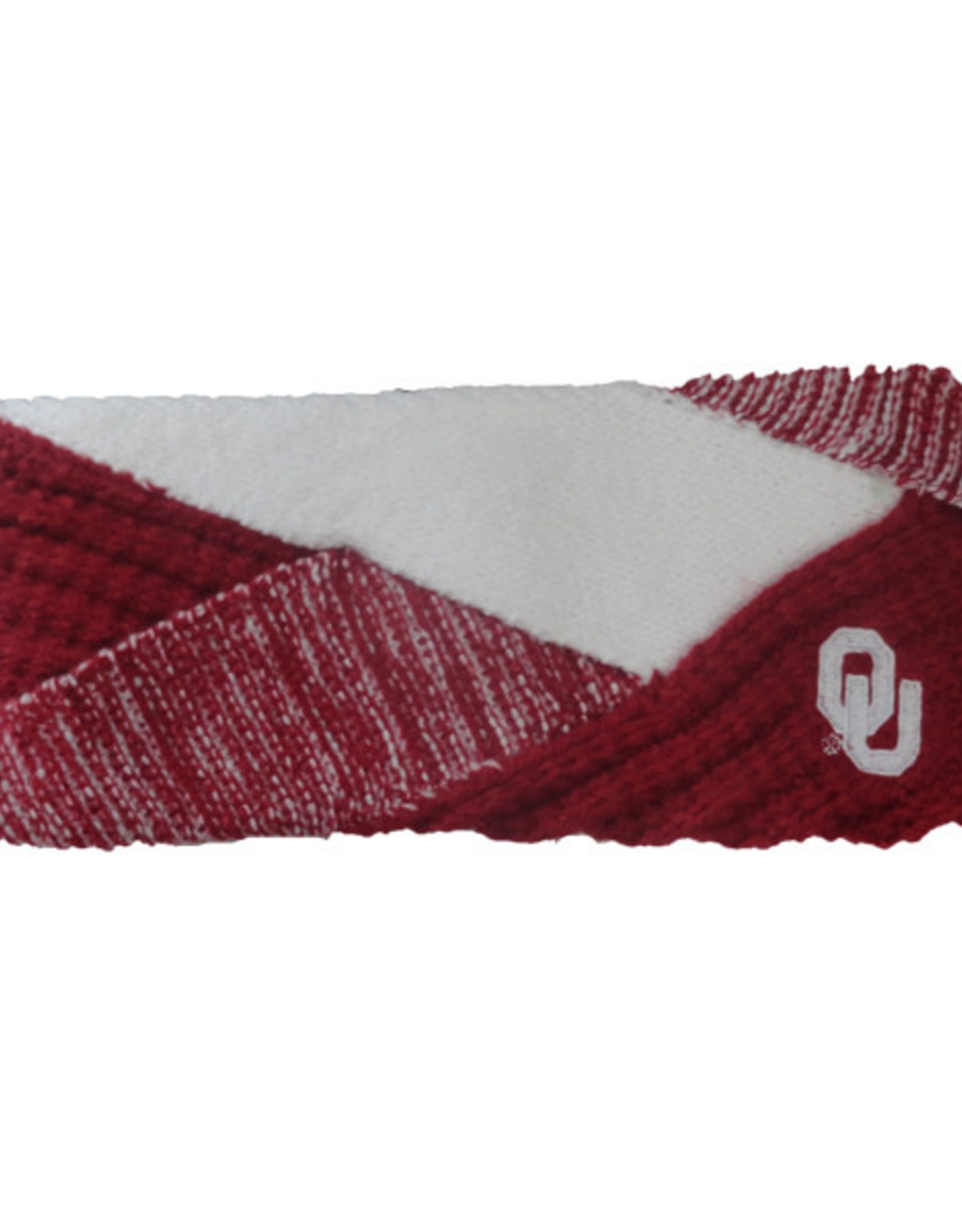 ZooZatz Zoozats Crimson and White CrissCross Headband Earwarmer