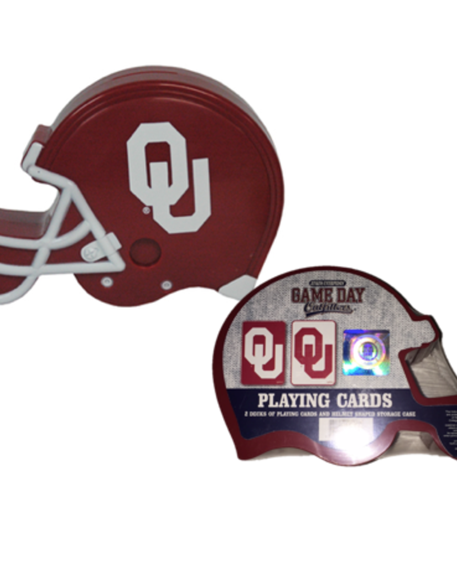 Game Day Outfitters Jenkins Helmet Case OU 2pk Playing Cards