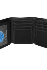 Siskiyou Oklahoma Sooner Black Tri-fold Large Logo Wallet