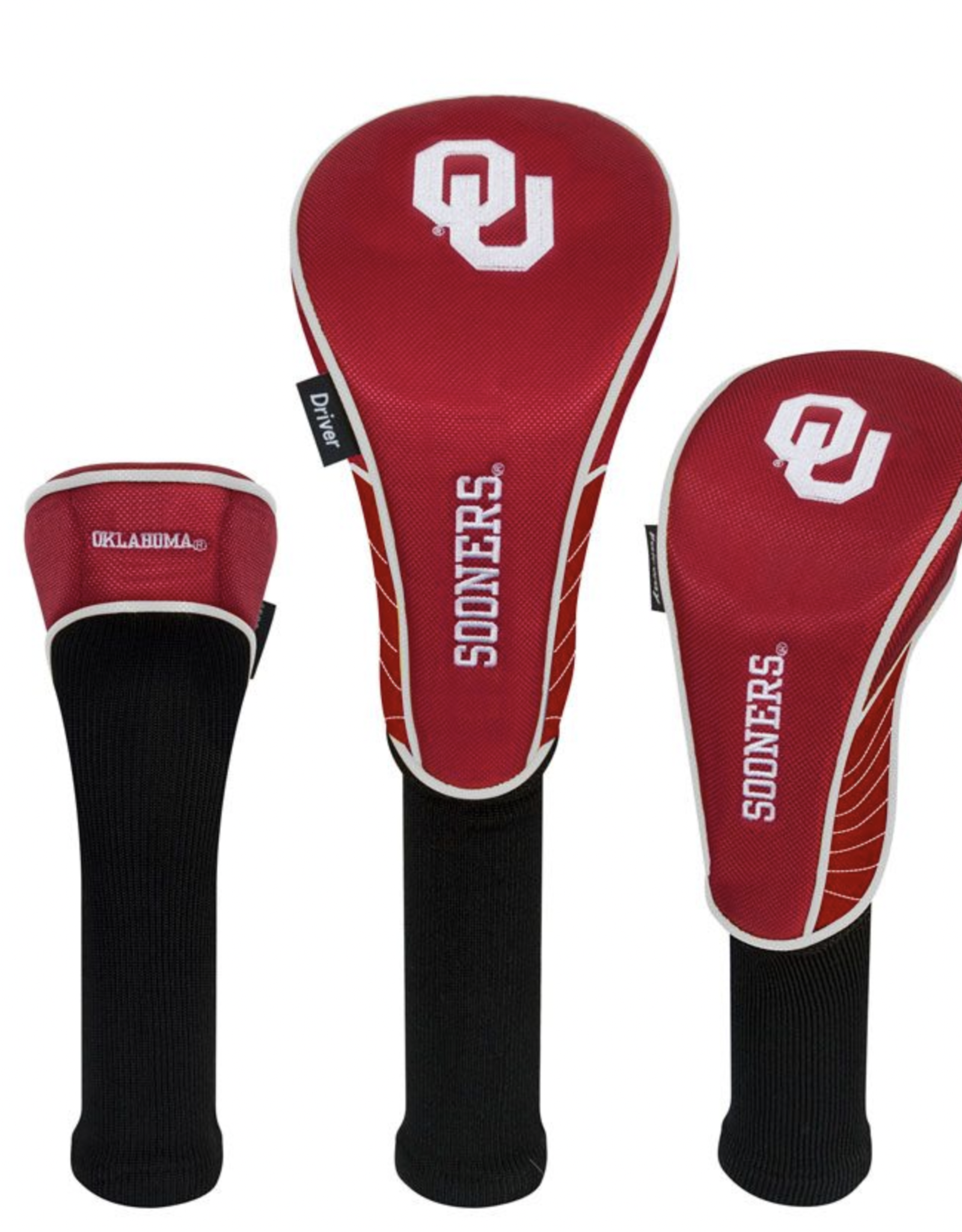 Team Effort Oklahoma Sooners Set of 3 Golf Club Headcovers