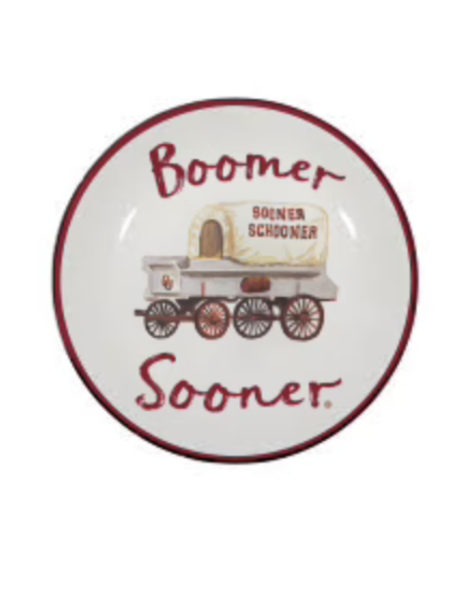 Valiant Gifts Oklahoma Mascot 6" Ceramic Trinket Tray