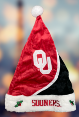 Forever Collectibles 17" Tall OU Color Block Santa Hat