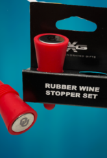 LXG OU Rubber Wine Stopper 2pc Set
