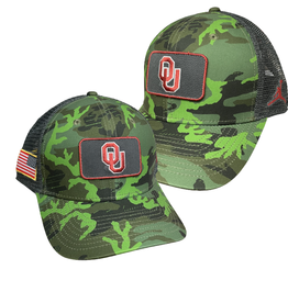 Jordan Men's Jordan Military Appreciation Trucker OU Patch Hat