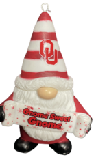 Forever Collectibles OU Gnome Sweet Gnome Ornament