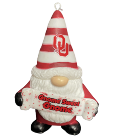 Forever Collectibles OU Gnome Sweet Gnome Ornament