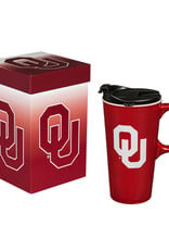 Evergreen OU 17oz Ceramic Latte Mug In Gift Box