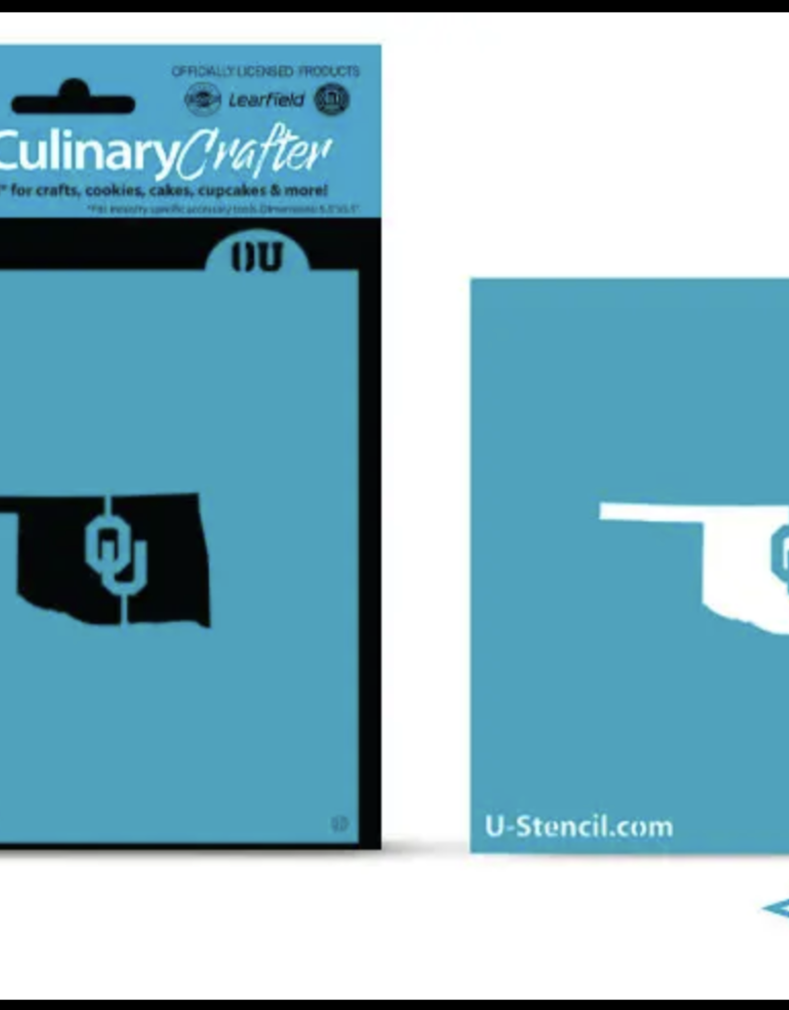 U-Stencil State Shape OU Culinary/Crafter Stencil