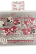 Image One OU Helmet History Sticker  3 5/8" x 3"