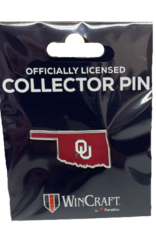 WinCraft OU State Shape Collector Pin