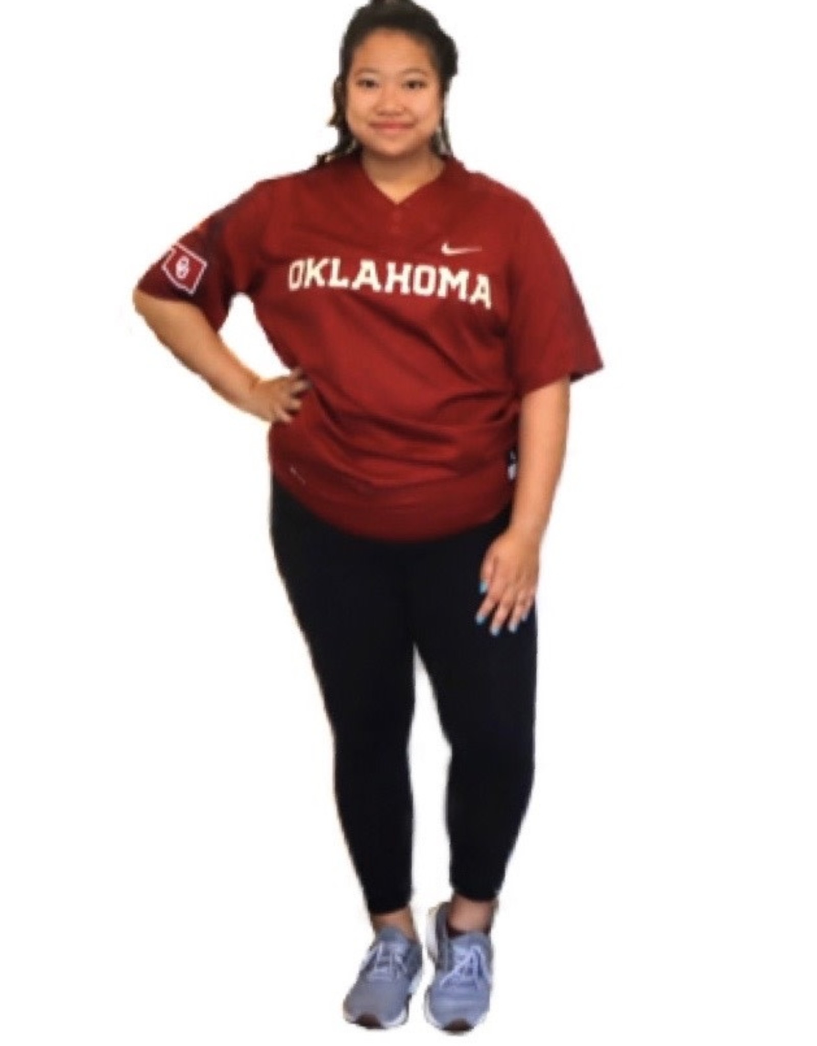 Nike Unisex-Fit NIKE Dri-Fit OU Softball Jersey