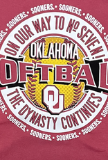 Comfort Colors Unisex OU Softball Dynasty Continues Comfort Colors Tee