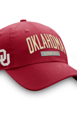 Top of the World TOW Crimson Oklahoma Sooners Tame Unstructured Cap