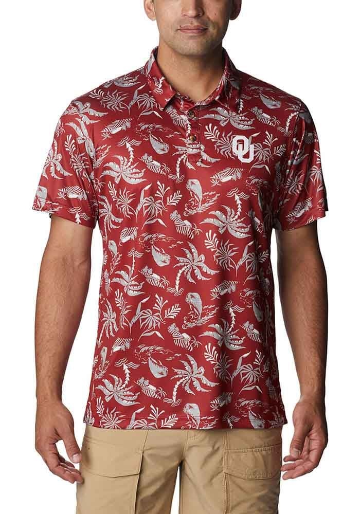 Men's Columbia OU Super Terminal Tackle Dorado Isle Print Polo - Balfour of  Norman