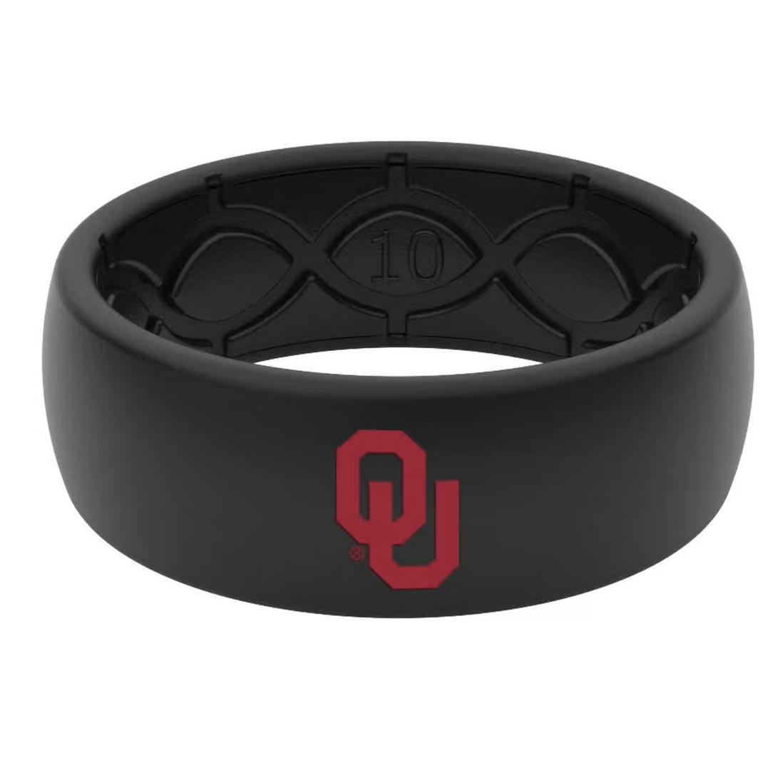 Original Oklahoma Silicone Groove Ring Black Balfour of Norman