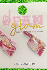 Fan Glam Fan Glam Clay State Marbled Studs