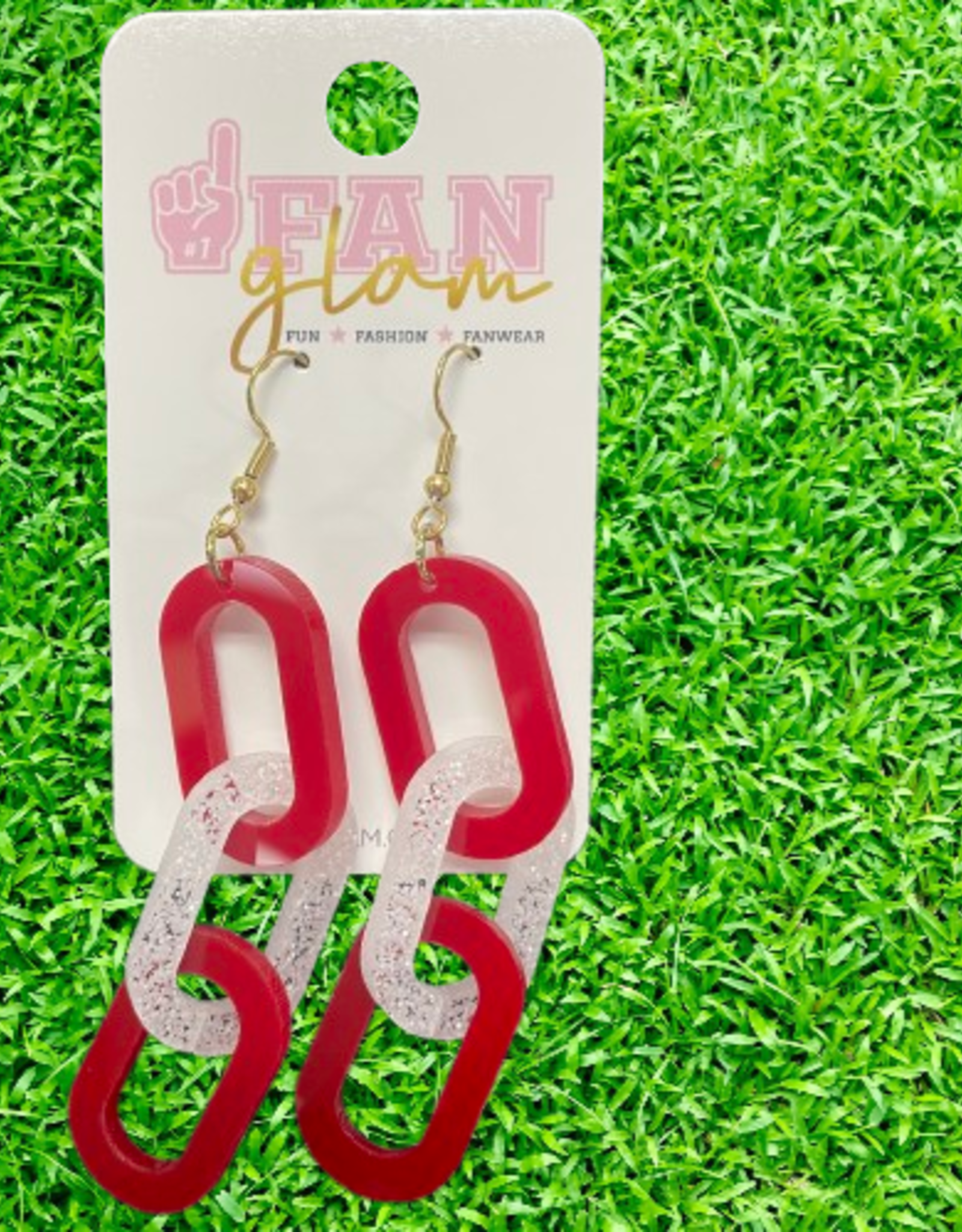 Fan Glam Fan Glam SideLine Links Earrings