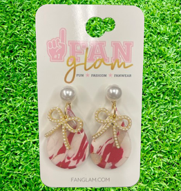 FanGlam Glitter Sports Dangle Earrings