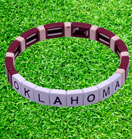 Fan Glam Fan Glam Oklahoma Tile Bracelet