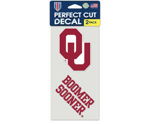 Oklahoma Sooners Team Logo Thin Blue Line American Flag Vinyl Decal