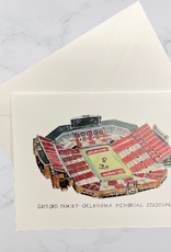 Valiant Gifts OU Stadium Boxed Note Cards w/ Envelopes (10pk)