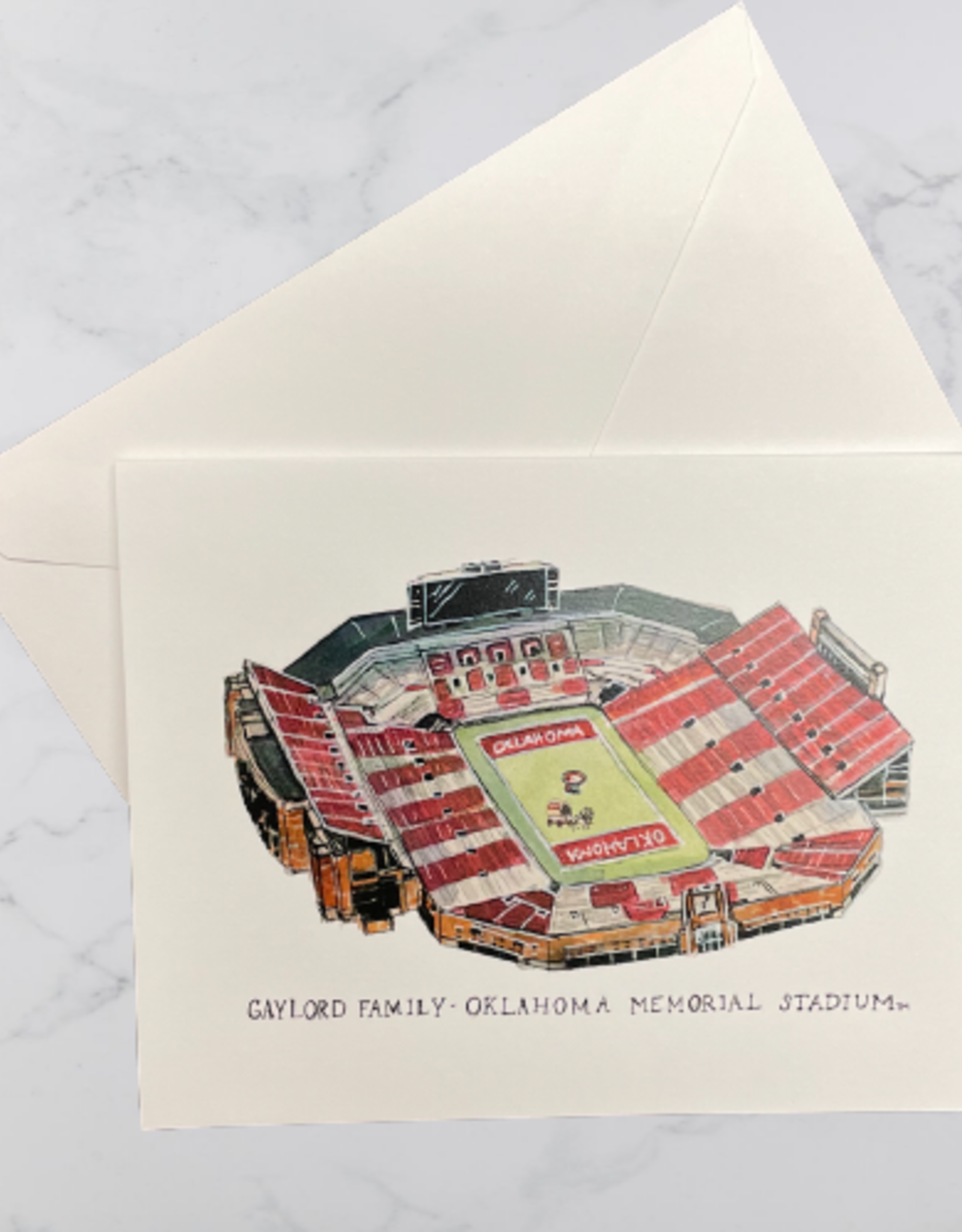 Valiant Gifts OU Stadium Boxed Note Cards w/ Envelopes (10pk)