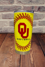 RFSJ OU Softball Stainless Steel 20oz Tumbler