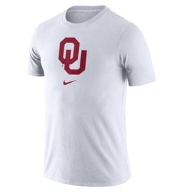 Nike Men's Nike White Essential OU Logo Tee